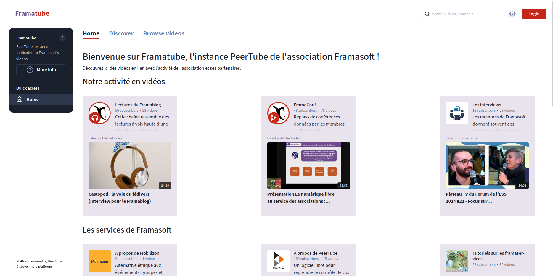 Imagem de referência relacionada a PeerTube, item descrito como registro de referência sobre PeerTube, organizado a partir de dados estruturados abertos