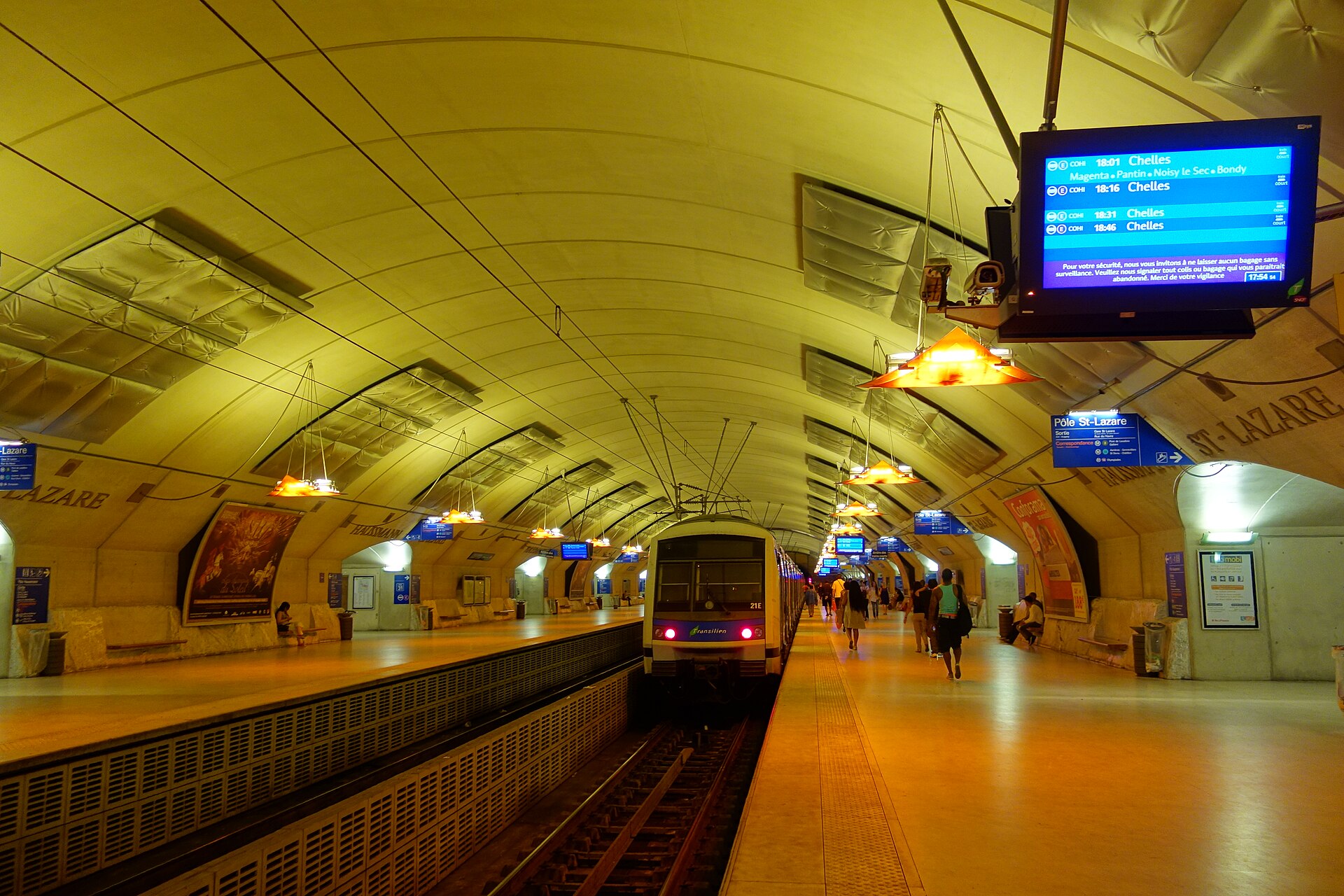 Imagem de referência de Estação de Haussmann - Saint-Lazare, descrito nos dados abertos como estação ferroviária francesa