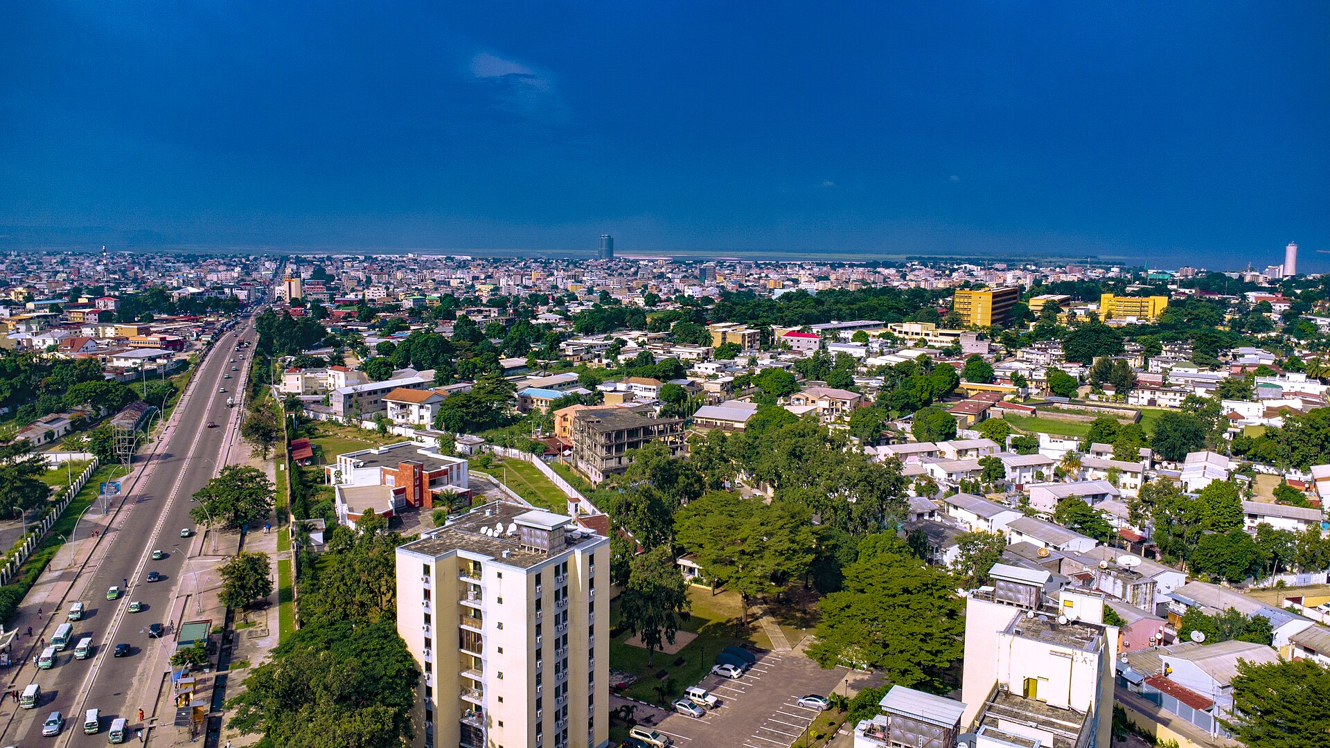 Imagem de referência relacionada a Brazavile, item descrito como capital e maior cidade da República do Congo, sendo também um dos departamentos do país