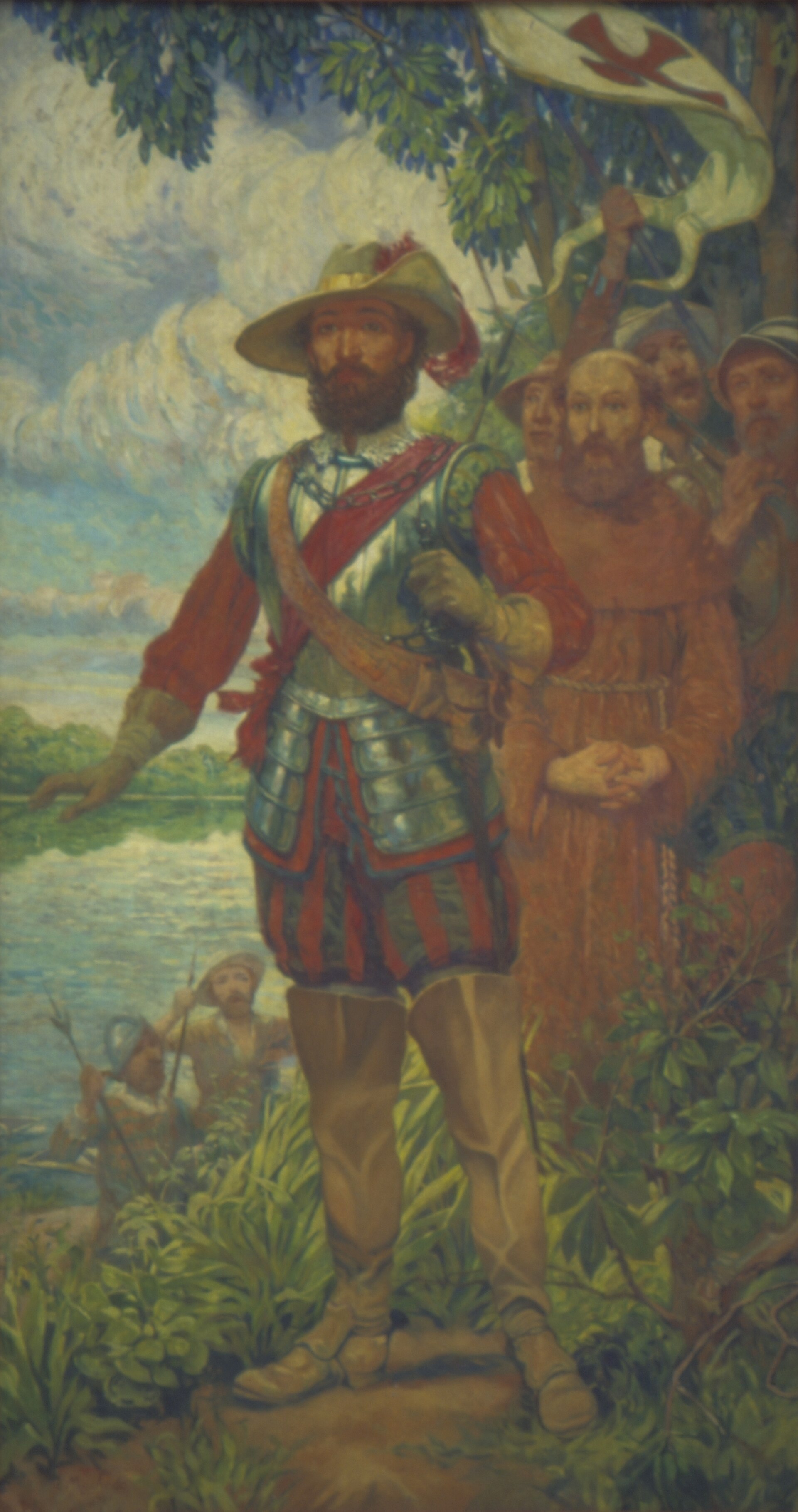 Imagem de referência de Posse da Amazônia, descrito nos dados abertos como pintura de Fernandes Machado