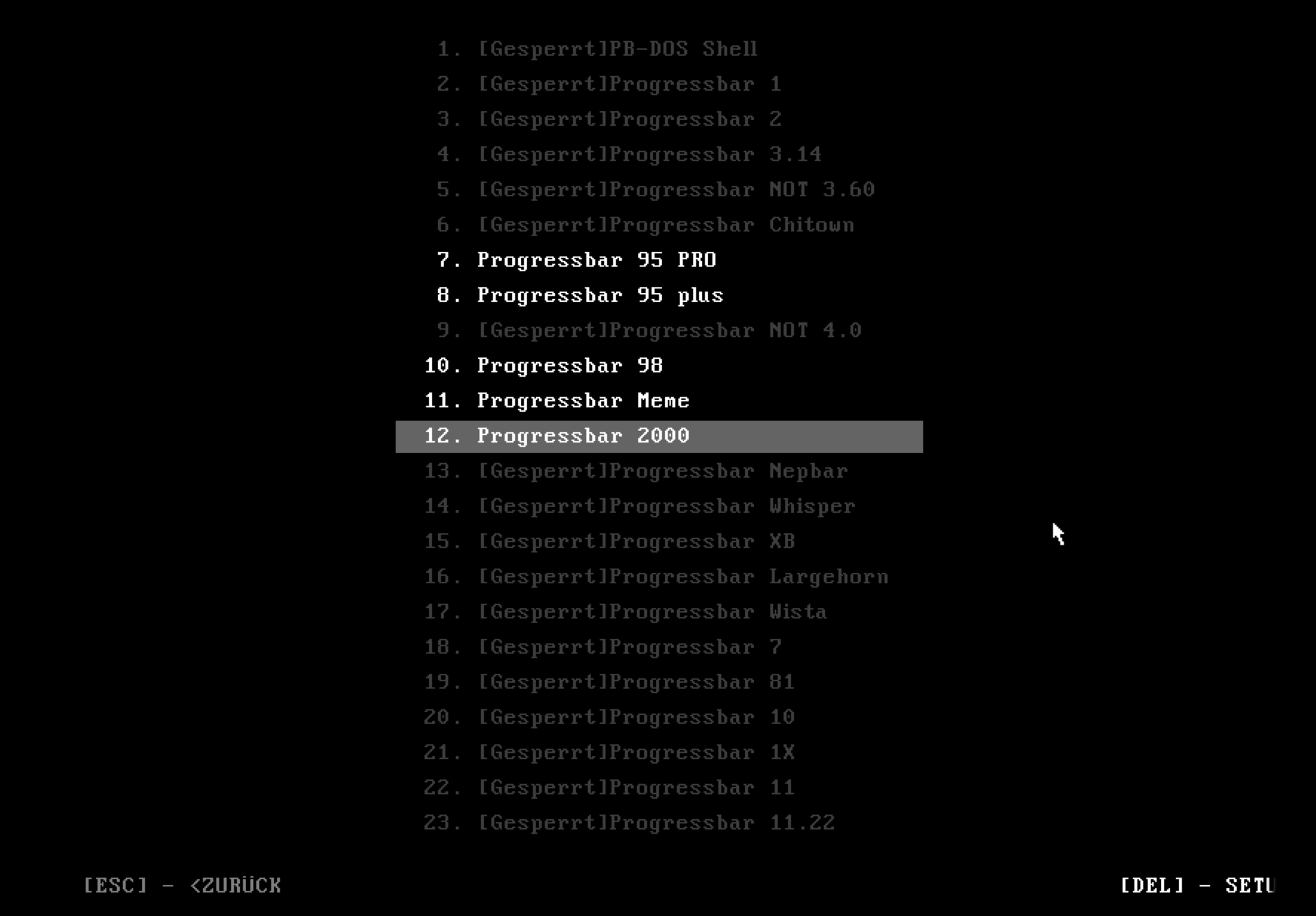Imagem de referência relacionada a Progressbar95, item descrito como vídeojogo de 2019