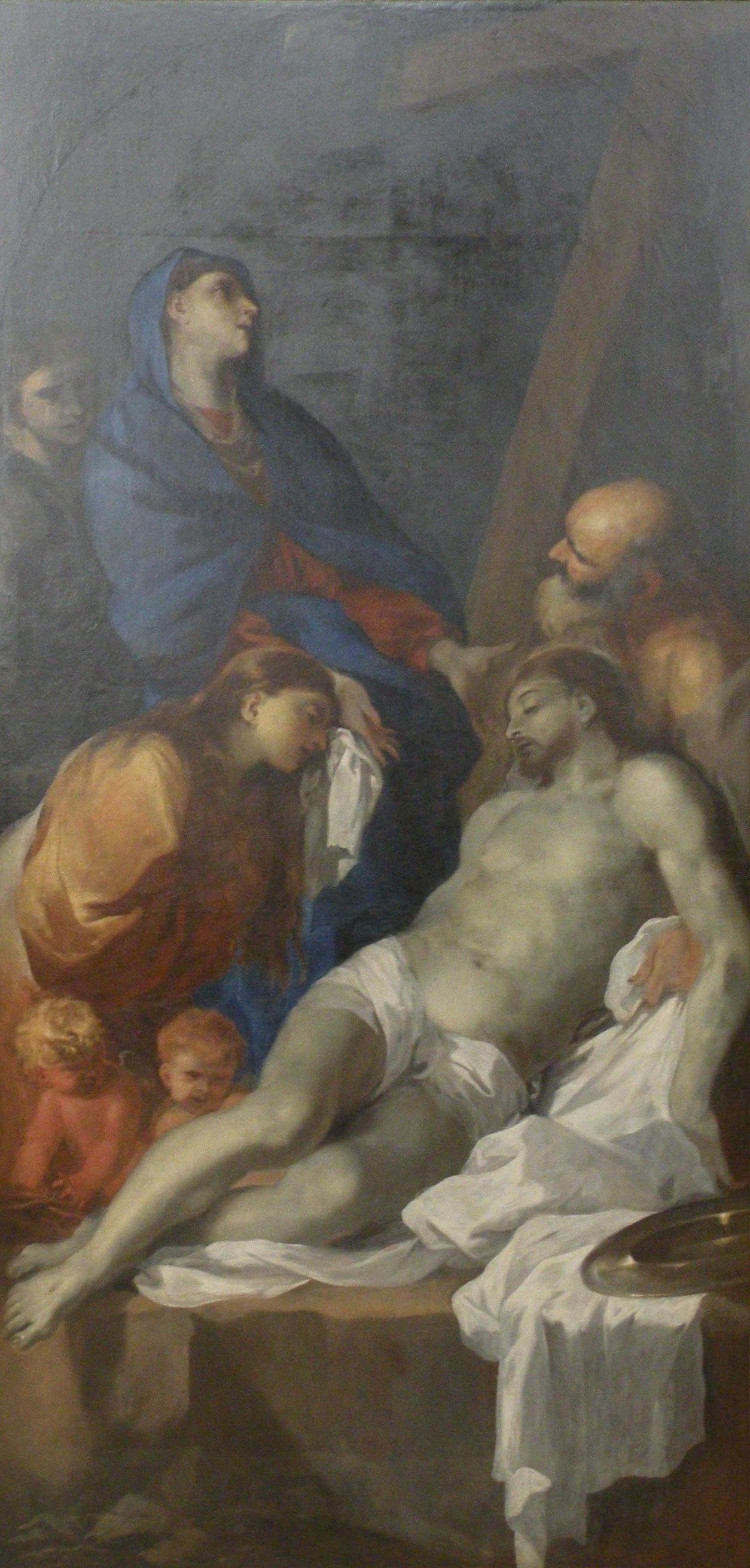 Imagem de referência de A Deposição, descrito nos dados abertos como pintura de Sébastien Bourdon