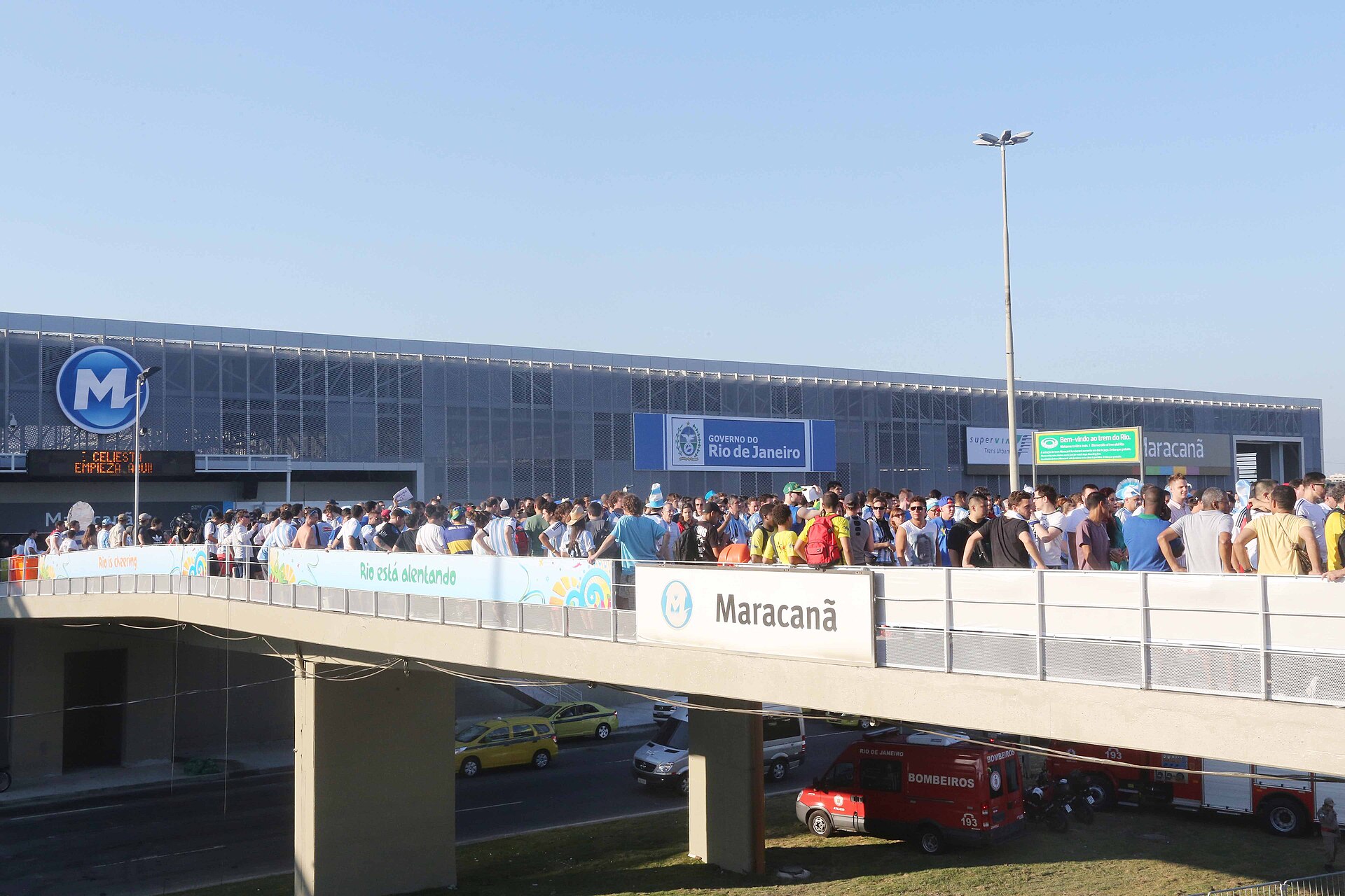 Imagem de referência de Estação Maracanã, descrito nos dados abertos como estação da Linha 2 do Metrô do Rio de Janeiro