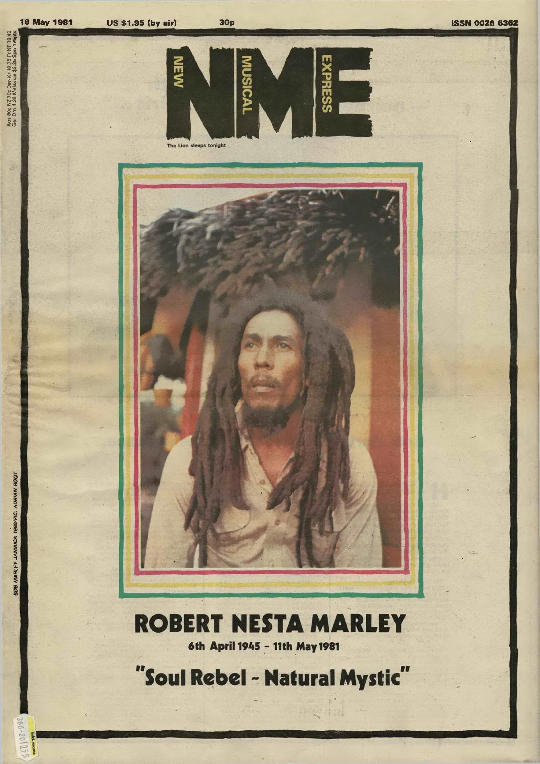 Imagem de referência de NME, descrito nos dados abertos como revista britânica especializada em música