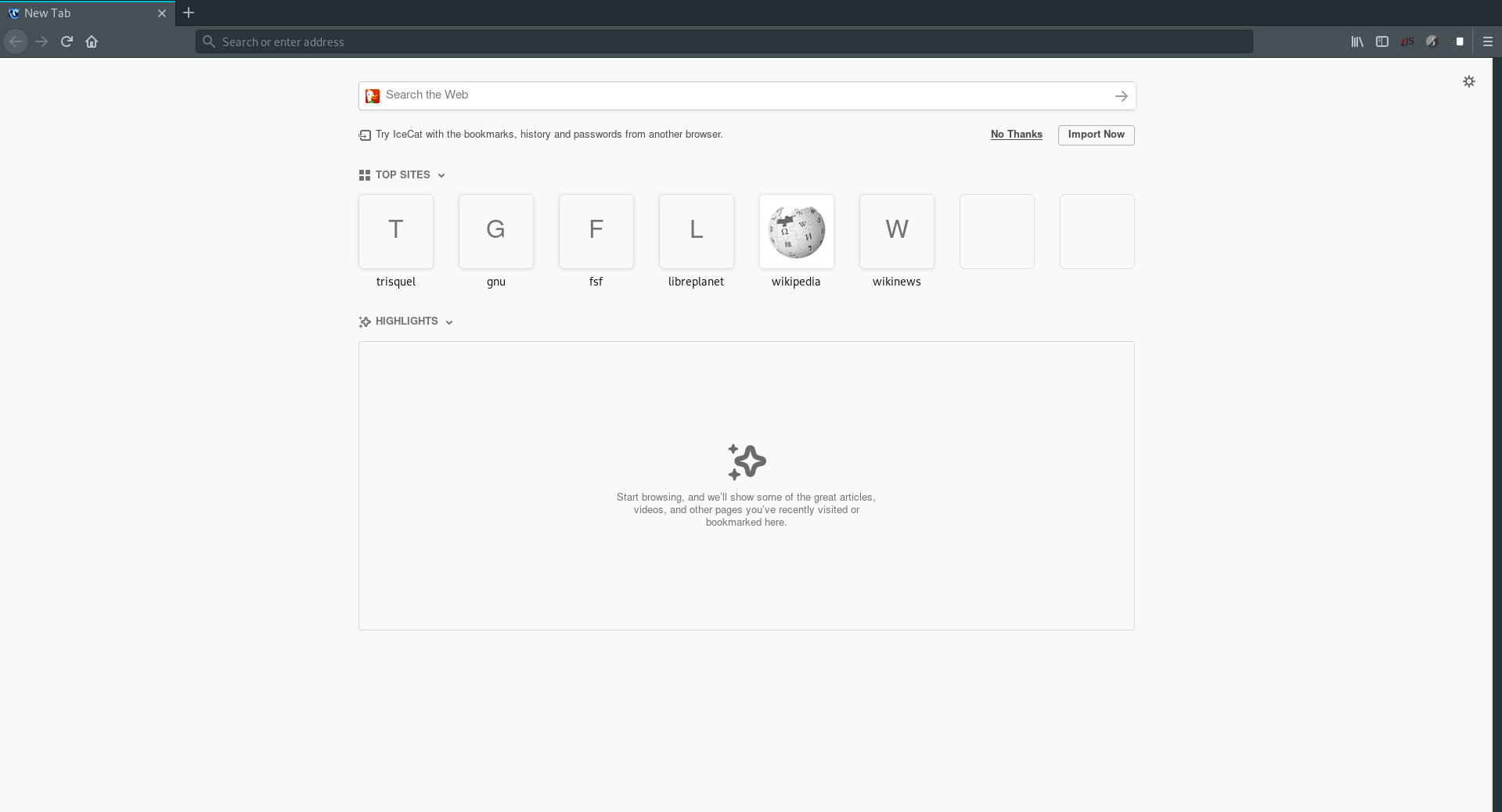 Imagem de referência relacionada a GNU IceCat, item descrito como registro de referência sobre GNU IceCat, organizado a partir de dados estruturados abertos