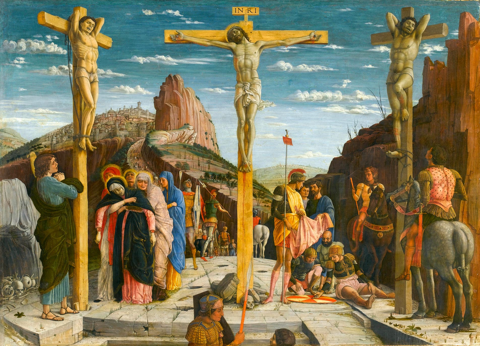 Imagem de referência de Crucificação, descrito nos dados abertos como pintura de Vincenzo Foppa
