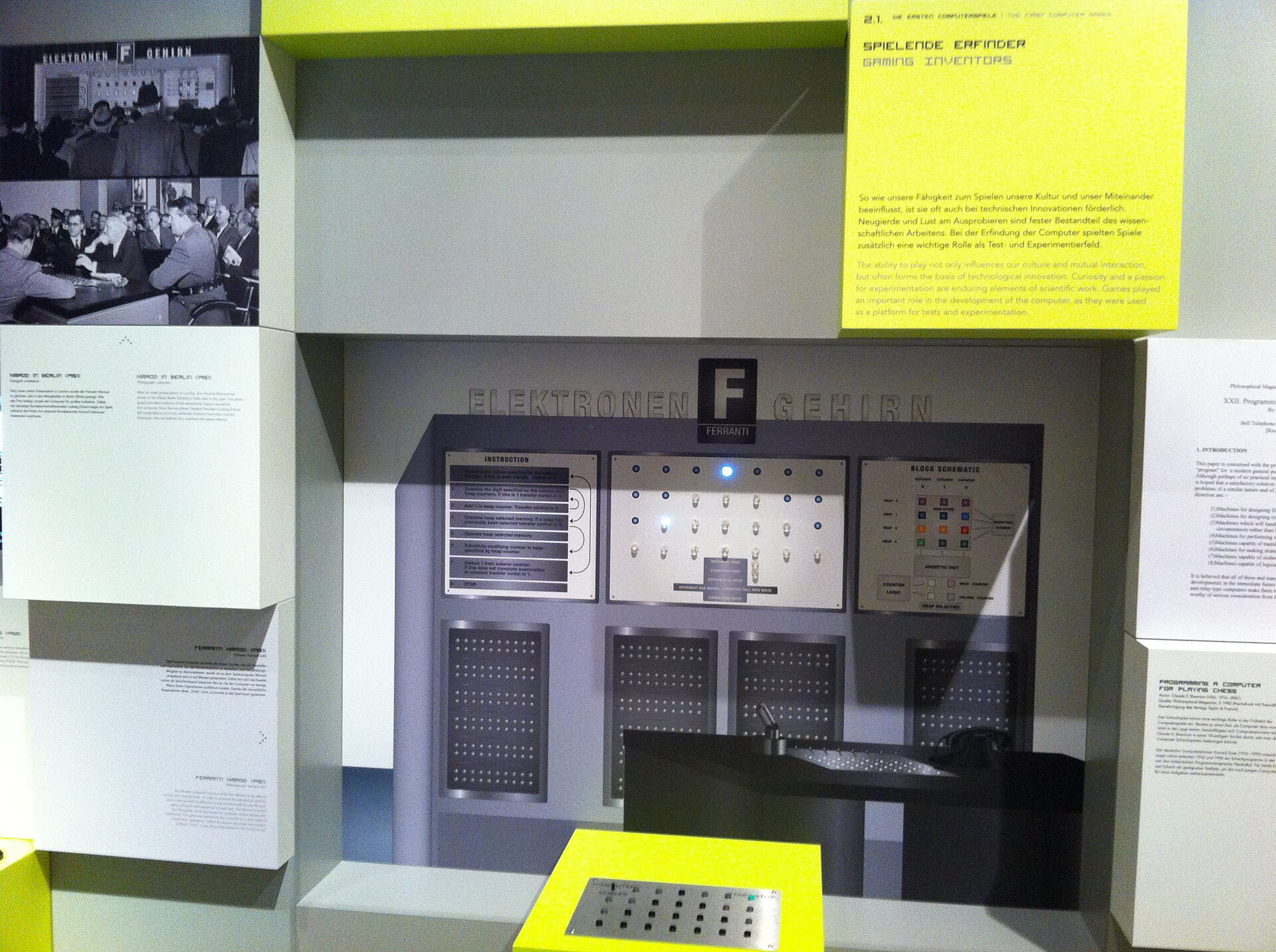 Imagem de referência relacionada a Nimrod, item descrito como videogame de 1951