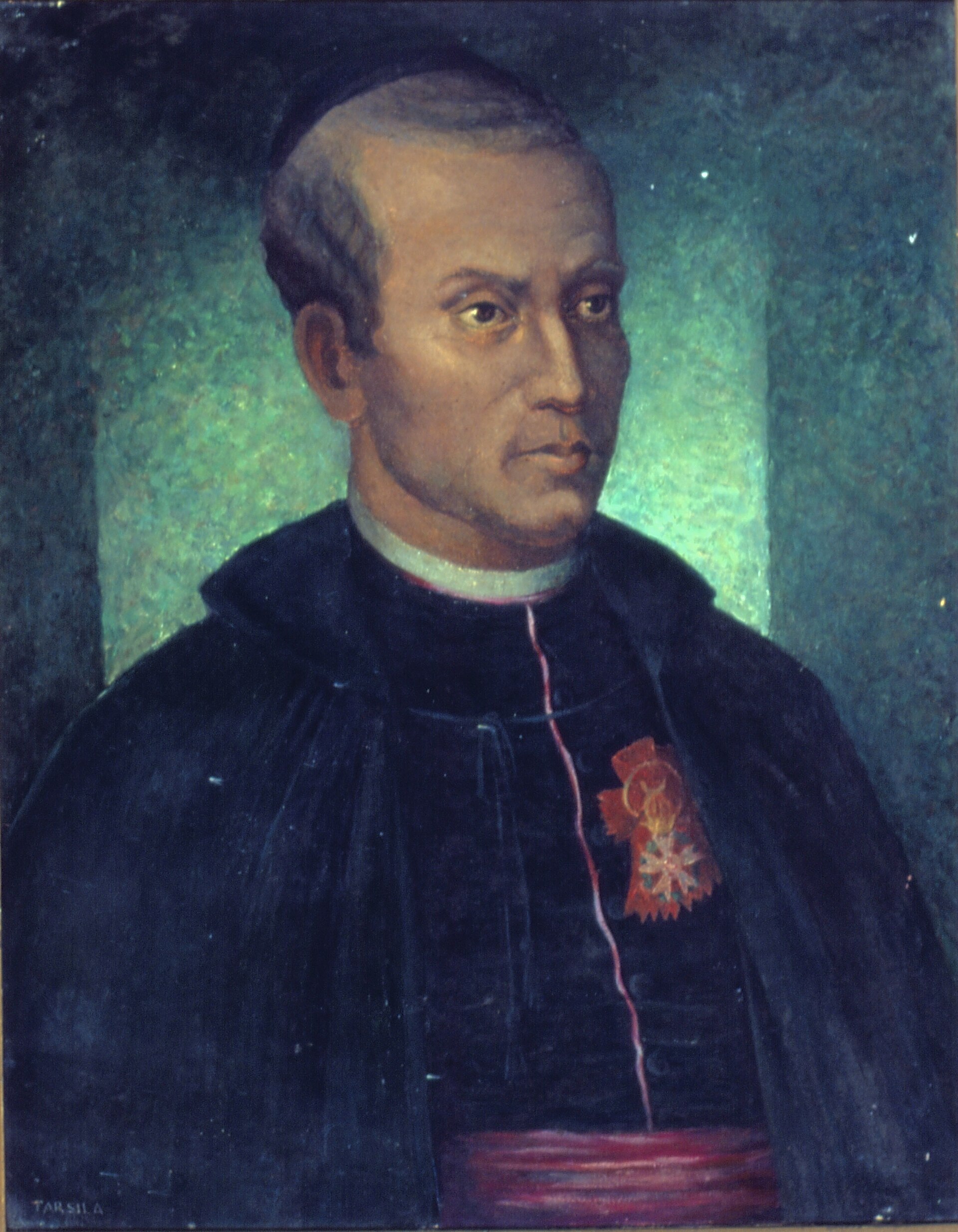 Imagem de referência de Retrato de José Maria Nunes Garcia, descrito nos dados abertos como pintura de Tarsila do Amaral