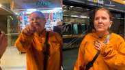 Mulher faz ataques racistas a estudante em metr&ocirc; de SP ap&oacute;s manifesta&ccedil;&atilde;o a favor de Fl&aacute;vio Bolsonaro