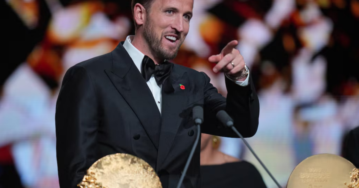 Harry Kane vence a Bola de Ouro pela primeira vez