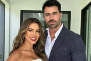 Adriana Sant’anna e Rodrigão posam juntos