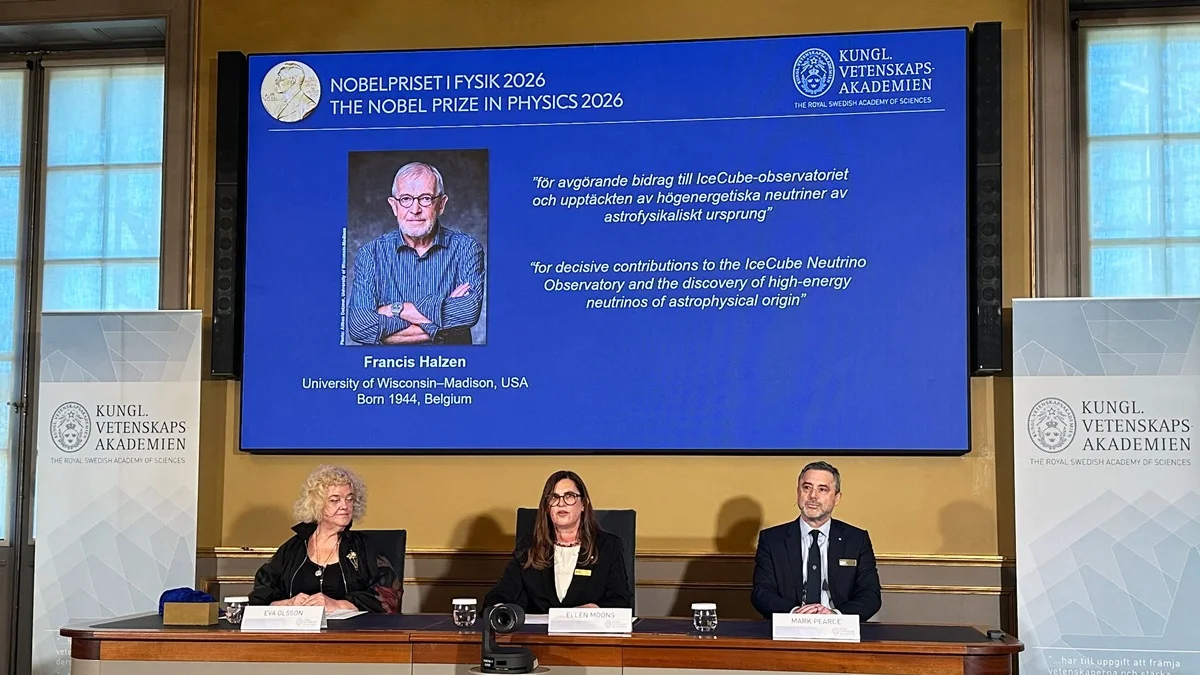 Ganhador do Nobel de Física usa gelo para captar "partículas fantasmas"