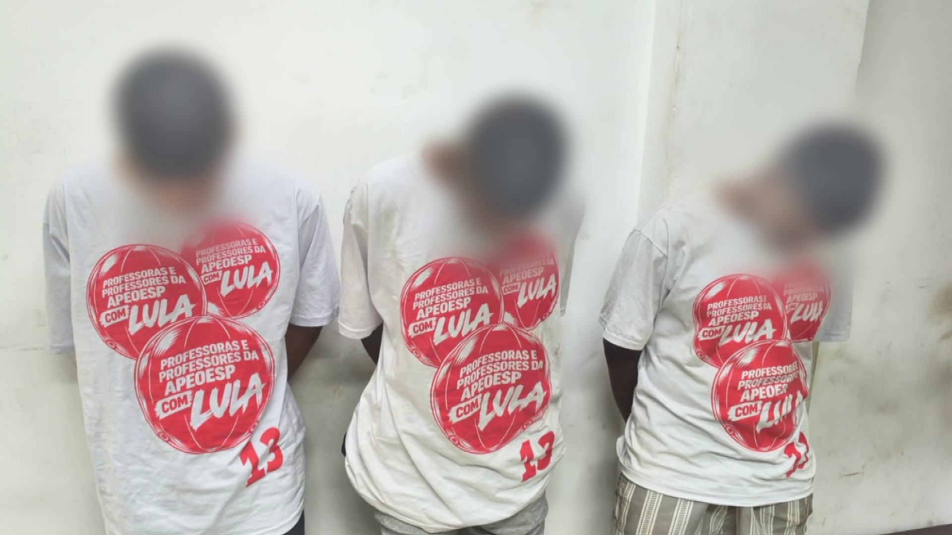 TSE derruba das redes sociais vídeo que mostra jovens presos com camiseta do PT